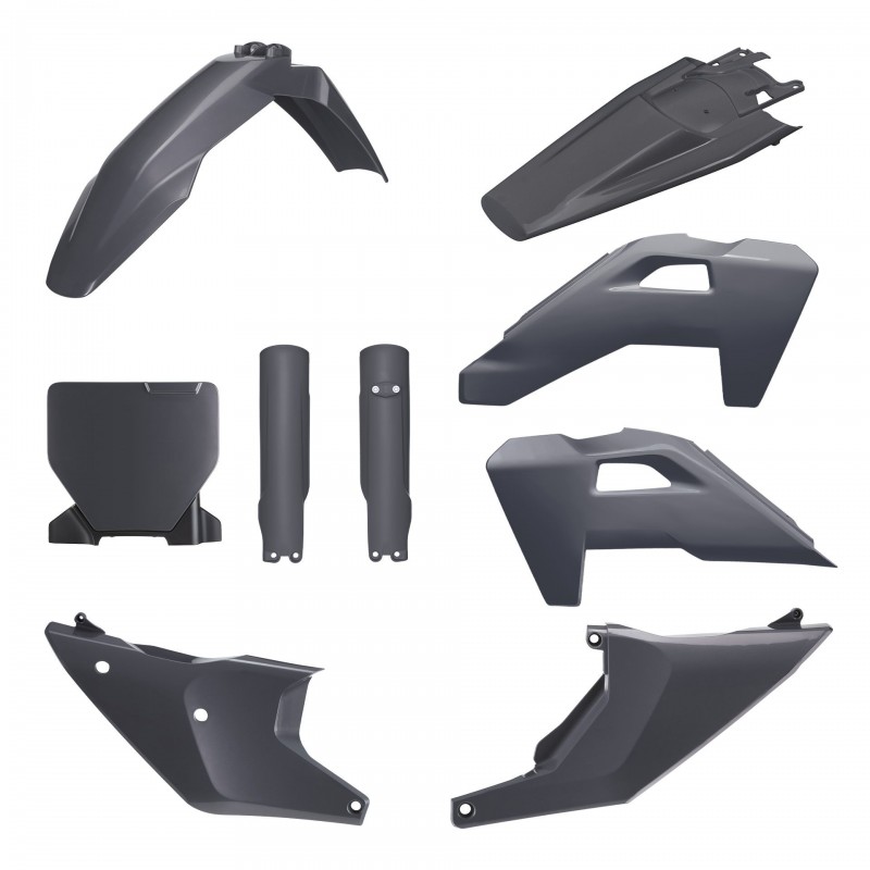 POLISPORT KOMPLET PLASTIKÓW (FULL KIT) HUSQVARNA TC/FC/TX/FX '25-'26 W ZESTAWIE OSŁONA LAMPY (8671700003) ORAZ OSŁONY AMORTYZATO