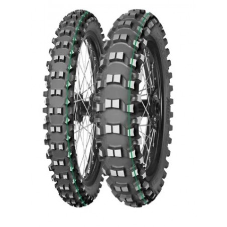 MITAS OPONA 80/100-21 TERRA FORCE-EX SM SUPER LIGHT 51M TT (ZIELONY PASEK) PRZÓD DOT 41/2025 (460139) (ZAMIENNIK:70000172)