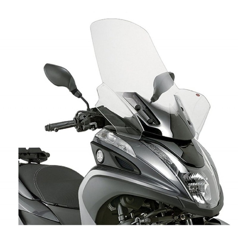 KAPPA SZYBA YAMAHA TRICITY 125-155 (14-24), MBK TRYPTIK 125 (14-17) 74 X 63 PRZEZROCZYSTA - POTRZEBNE MOCOWANIE D2120KITK - skaz