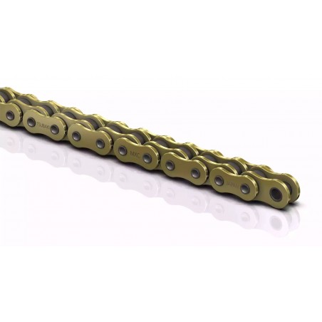 TSUBAKI ŁAŃCUCH NAPĘDOWY 420 MXC 120 PROFESSIONAL MOTOCROSS / ENDURO RACING CHAIN KOLOR ZŁOTY G&G (120 OGNIW, OTWARTY ZAPINKA W 