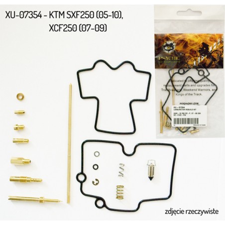 NACHMAN ZESTAW NAPRAWCZY GAŹNIKA KTM SXF 250 '05-'10, XCF 250 '07-'09 (PSYCHIC)(26-1520)