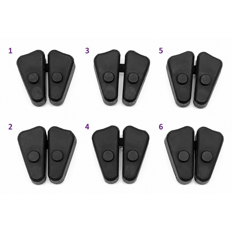 BIKETEC KOMPLET GUM ZABIERAKA HONDA CBR 600 F4/CBR 600RR/CBR 929/CBR 954/CBR 1000RR/VTR 1000 , 06410-MCF-000