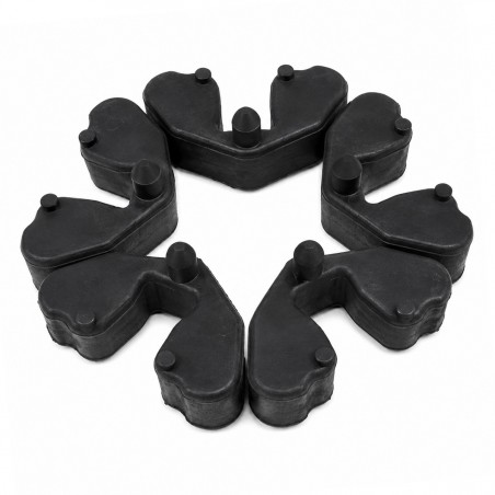 BIKETEC KOMPLET GUM ZABIERAKA SUZUKI DL 650 V-STROM '04-'23 , DL 1000 V-STROM '02-'10 , GSX-R 600 '04-'05 , GSX-R 750 '04-'05 , 