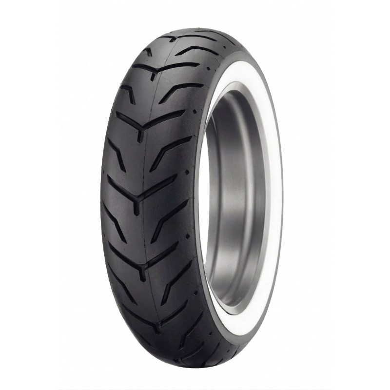 DUNLOP OPONA 180/65B16 D407 T MT 81H TL TYŁ WWW BIAŁY BOK HARLEY DAVIDSON DOT 39/2022