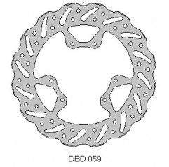 DELTA BRAKING TARCZA HAMULCOWA PRZÓD HONDA CRF 250 '15-21, CRF 450 '15-21, WAVE (260X101,2X4MM) (6X6,5MM) (NG1486)