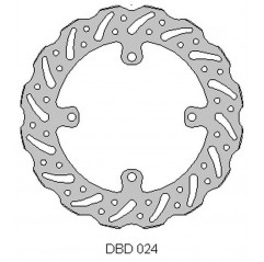 DELTA BRAKING TARCZA HAMULCOWA PRZÓD SUZUKI RMZ 250 '07-21, RMZ 450 '05-21, RMX450 '10-19, WAVE (250X118X3MM) (4X9,5MM) (NG1048X