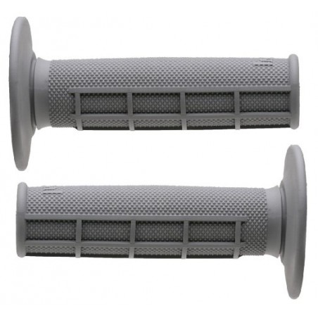 RENTHAL MANETKI MX SINGLE COMPOUND DIAMOND/WAFFLE MEDIUM, ŚREDNIE,JEDNOSKŁADNIKOWE KOLOR SZARY