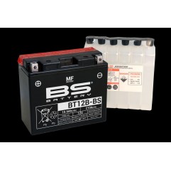 BS AKUMULATOR BT12B-BS (YT12B-BS) (YT12B-4) 12V 10AH 151X70X130 BEZOBSŁUGOWY - ELEKTROLIT OSOBNO (175A) (4) UE2019/1148