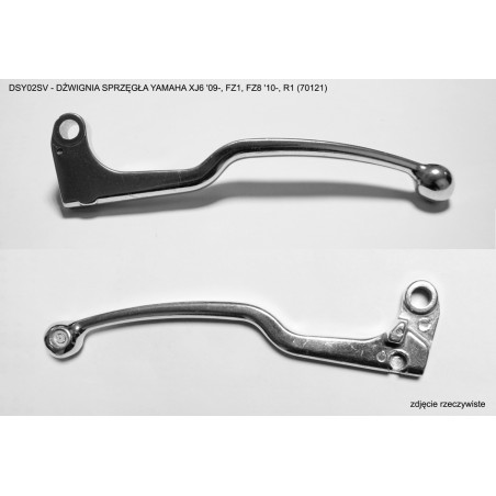 VICMA DŹWIGNIA SPRZĘGŁA YAMAHA XJ6 '09-, FZ1, FZ8 '10-, R1, KOLOR SREBRNY (DSY02SV) DSY07S