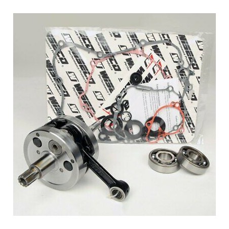 WISECO WAŁ KORBOWY HONDA CR 125 90-02 (Z ŁOŻYSKAMI I USZCZELNIACZAMI NA WAŁ ORAZ KOMPLETEM USZCZELEK NA DÓŁ SILNIKA) (HR4053)