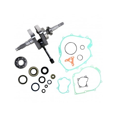 WISECO WAŁ KORBOWY YAMAHA RHINO '05-'07, GRIZZLY 660 '02-'08 (Z ŁOŻYSKAMI I USZCZELNIACZAMI NA WAŁ ORAZ KOMPLETEM USZCZELEK NA D