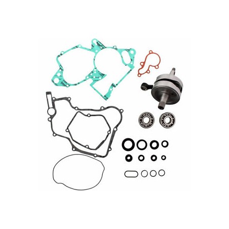 WISECO WAŁ KORBOWY HONDA CR 125 05-07 (Z ŁOŻYSKAMI I USZCZELNIACZAMI NA WAŁ ORAZ KOMPLETEM USZCZELEK NA DÓŁ SILNIKA)