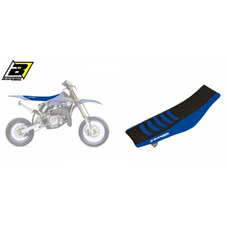 BLACKBIRD POKROWIEC/POSZYCIE NA SIEDZENIE YAMAHA YZ 65 19-20, DOUBLE GRIP, KOLOR NIEBIESKI+CZARNY