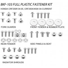 ACCEL 2020 NOWY TOWAR KOMPLET ŚRUB DO PLASTIKÓW HONDA CRF 250R '04-05, CRF 250/450X '04-20