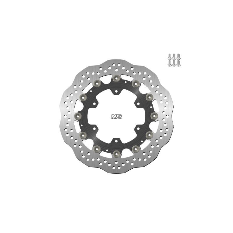 NG 2021/06 TARCZA HAMULCOWA PRZÓD BMW K1100LT/RS '89-00, R100GS/R '93-94, R1100R/RT/RS '92-01 (305x118x5MM) (6X9,0MM) WAVE PŁYWA