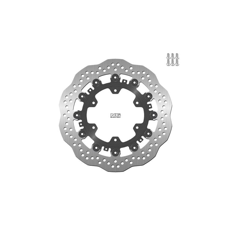 NG 2021/06 TARCZA HAMULCOWA PRZÓD BMW K1100LT/RS '89-00, R100GS/R '93-94, R1100R/RT/RS '92-01 (305x118x5MM) (6X9,0MM) WAVE PŁYWA