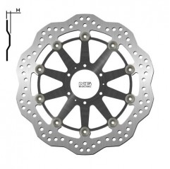 NG 2021/06 TARCZA HAMULCOWA PRZÓD HONDA XL 1000V 99-13, VFR CROSSRUNNER 800 '11-14 (296X62X5MM) (6X6,5MM) WAVE PŁYWAJĄCA (ŚRODEK