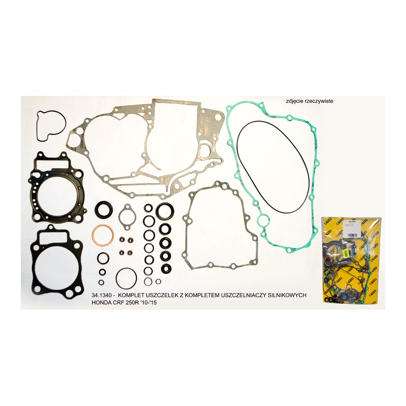 PROX KOMPLET USZCZELEK Z KOMPLETEM USZCZELNIACZY SILNIKOWYCH HONDA CRF 250R '10-'17