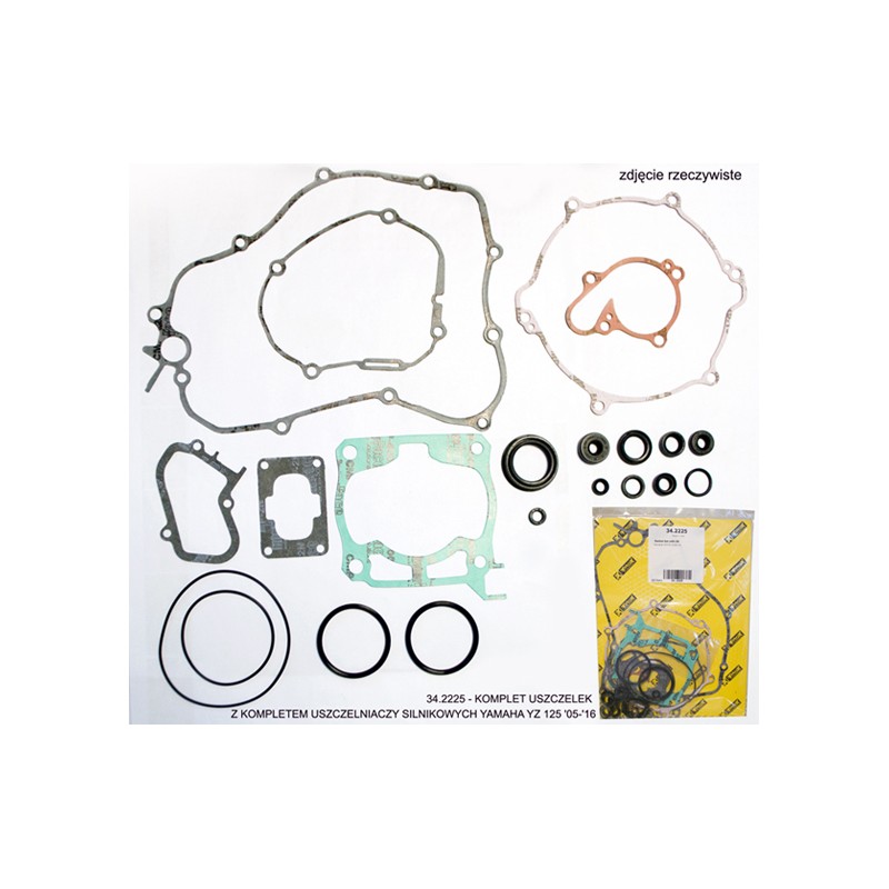 PROX KOMPLET USZCZELEK Z KOMPLETEM USZCZELNIACZY SILNIKOWYCH YAMAHA YZ 125 '05-'17