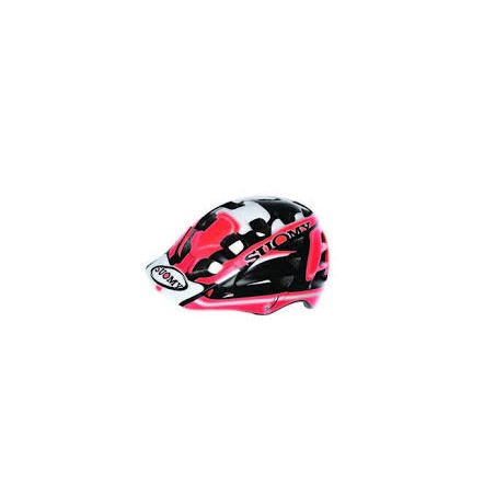 SUOMY WYPRZEDAŻ KASK ROWEROWY ENDURO / MTB SCRAMBER S-LINE WHITE/RED BIAŁY/CZERWONY ROZMIAR M (STARA CENA: 599)