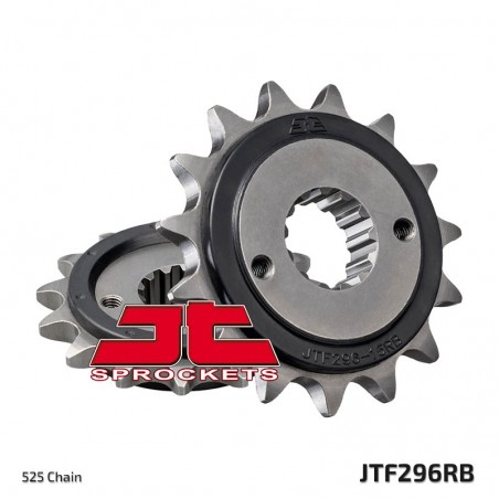 JT ZĘBATKA PRZEDNIA 346 16 Z GUMĄ HONDA VT 600C SHADOW '90-'07, XRV 650 88-90 (JTF296.16RB)* (ŁAŃC. 525)