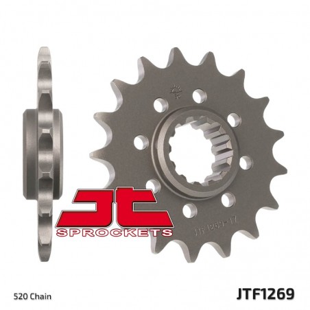 JT ZĘBATKA PRZEDNIA 347M 16 HONDA CBR 600/900/929/954/1000, VTR 1000 SP1/2 (JTF1269.16)* (ŁAŃC. 520) KONWERSJA