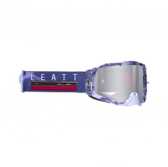 LEATT (nowy kod 2022) GOGLE VELOCITY 6.5 IRIZ GOGGLE GIRAFFE LENS SILVER 50% - KOLOR SZARY/BIAŁY SZYBKA LUSTRZANA SREBRNA