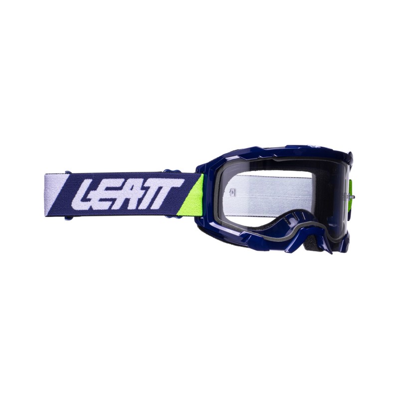 LEATT (nowy kod 2022) GOGLE VELOCITY 4.5 GOGGLE BLUE CLEAR 83% - KOLOR GRANATOWY/BIAŁY SZYBKA PRZEŹROCZYSTA