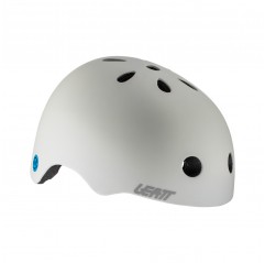 LEATT (nowy kod 2022) KASK ROWEROWY MTB URBAN 1.0 V22 HELMET STEEL KOLOR BIAŁY ROZMIAR XS/S 51-55 CM