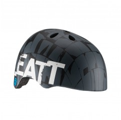 LEATT (nowy kod 2022) KASK ROWEROWY MTB URBAN 1.0 JUNIOR V22 HELMET BLACK KOLOR CZARNY ROZMIAR XS 50-54 CM