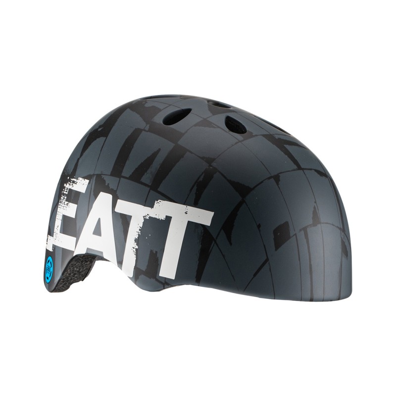 LEATT (nowy kod 2022) KASK ROWEROWY MTB URBAN 1.0 JUNIOR V22 HELMET BLACK KOLOR CZARNY ROZMIAR XS 50-54 CM