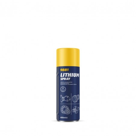 MANNOL LITHIUM SPRAY SMAR LITOWY W SPRAYU 400 ML (9881) (12)