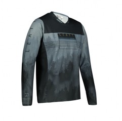 LEATT (NOWOŚĆ 2022) KOSZULKA ROWEROWA MTB GRAVITY 4.0 JERSEY BLACK KOLOR CZARNY ROZMIAR XS