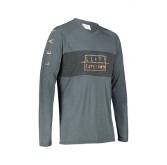 LEATT (NOWOŚĆ 2022) KOSZULKA ROWEROWA MTB GRAVITY 2.0 JERSEY CORAL KOLOR SZARY/GRAFITOWY ROZMIAR S