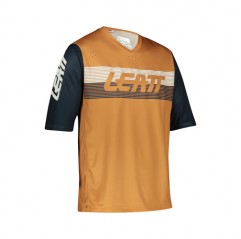 LEATT (NOWOŚĆ 2022) KOSZULKA ROWEROWA MTB ENDURO 3.0 JERSEY RUST KOLOR RDZAWY/CZARNY ROZMIAR M