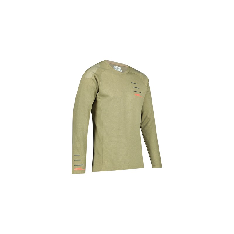 LEATT (NOWOŚĆ 2022) KOSZULKA ROWEROWA MTB ALLMTN 5.0 JERSEY DUNE KOLOR PIASKOWY ROZMIAR XS