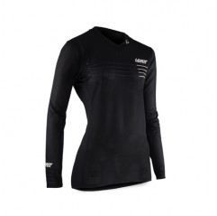 LEATT (NOWOŚĆ 2022) KOSZULKA ROWEROWA DAMSKA MTB GRAVITY 4.0 JERSEY BLACK KOLOR CZARNY ROZMIAR L