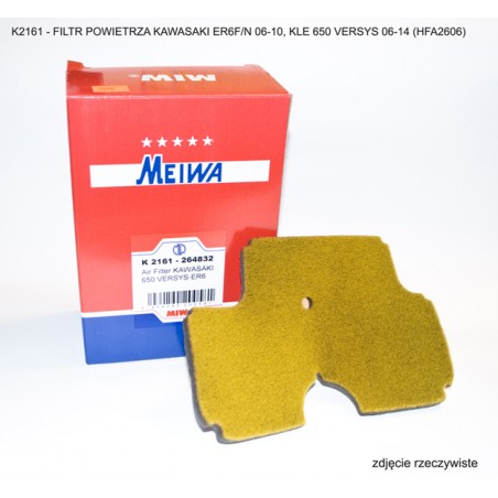 MIW (MEIWA) FILTR POWIETRZA KAWASAKI ER6F/N 06-10, KLE 650 VERSYS 06-14 (HFA2606)