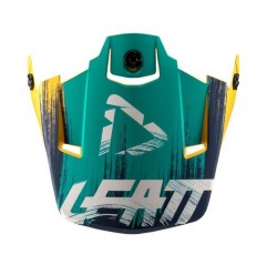 LEATT (2021/2022) DASZEK DO KASKU GPX 3.5 V19.1 GOLD/TEAL KOLOR ŻÓŁTY/NIEBIESKI ROZMIAR M-XXL