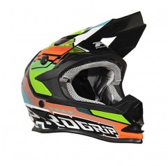 PROGRIP KASK DZIECIĘCY PG3009 JUNIOR/KID KOLOR ZIELONY FLUO POMARAŃCZOWY CZARNY ROZM.S (3009-365)