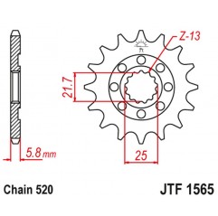 JT 2021/12 ZĘBATKA PRZEDNIA 2141 12 KAWASAKI KXF 450 '06-20' KLX 450 '08-20' (214112JT) (ŁAŃC. 520)