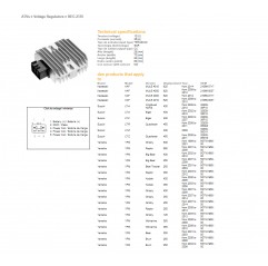 DZE REGULATOR NAPIĘCIA YAMAHA YFM 125/250/350/400/450/600/660, YFZ 350/450/660/700, SUZUKI LTR450 (35A) (5GT-81960-00) (ESR441) 