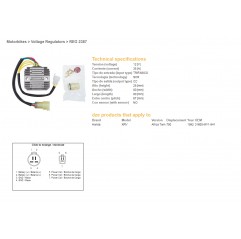 DZE REGULATOR NAPIĘCIA HONDA XRV750 AFRICA TWIN 92 (31600-MV1-941) (35A)