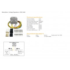 DZE REGULATOR NAPIĘCIA UNIWERSALNY MOSFET (50A) 5 KABLI (3X ŻÓŁTE, 1X CZERWONY, 1X ZIELONY)