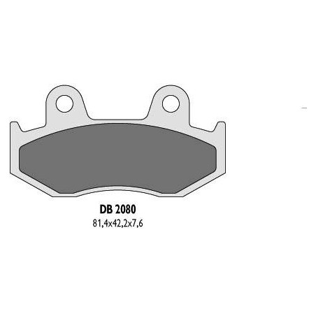 DELTA BRAKING KLOCKI HAMULCOWE KH92, KH323 - ZASTĘPUJĄ DB2080MX-N ORAZ DB2080QD-N