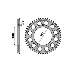 PBR ZĘBATKA TYLNA 4376 45 C45 CAGIVA CANYON 600 (96-99), CANYON 500 (98-01) (JTR-BRAK) (ŁAŃC. 520)