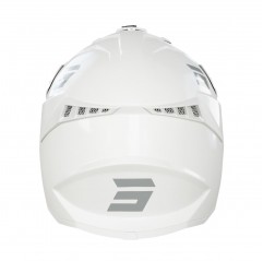 SHOT RACING (2022) KASK MOTO LITE SOLID WHITE GLOSSY 2.0 KOLOR BIAŁY BŁYSZCZĄCY ROZMIAR L