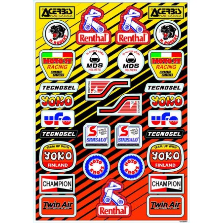 TECNOSEL KOMPLET NAKLEJEK (OKLEIN) REKLAMOWYCH