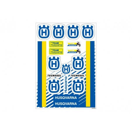 TECNOSEL KOMPLET NAKLEJEK (OKLEIN) REKLAMOWYCH, LOGO HUSQVARNA VINTAGE