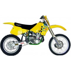 TECNOSEL KOMPLET NAKLEJEK (OKLEIN) + POKROWIEC/POSZYCIE NA SIEDZENIE HUSABERG FE/FS '90-'99, REPLICA TEAM HUSABERG '90